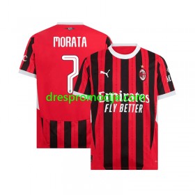 A.C. Milan UCL Font MORATA 7 Dres Domaći 2024/2025 Kratkih Rukava